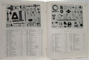 1950s MG TC TD TF Moss Motors LTD Parts List Edition Eight 2-15-1964