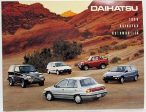 1990 Daihatsu Full Line Sales Brochure - Charade and Rocky