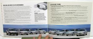 2002 Volvo S60 Dealer Sales Brochure 2.4 2.4T T5 Features Options Specs Colors