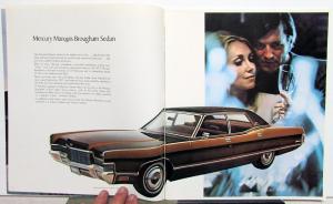 1971 Mercury Marquis Monterey Montego Cyclone Cougar Comet XL REV Sales Brochure