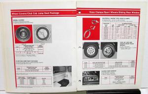 1978 Chrysler Plymouth Dodge Dealer Accessories Catalog Car & Truck Insert