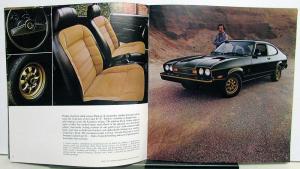 1976 Mercury Capri II European Import Sales Brochure Original Oversized