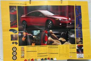 1999 Mercury Cougar I-4 V-6 Color Sales Folder & Specifications POSTER Original