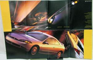 1999 Mercury Cougar I-4 V-6 Color Sales Folder & Specifications POSTER Original