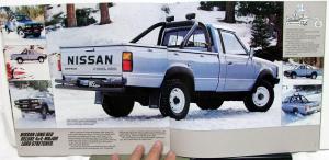 1984 Nissan Trucks Dealer Sales Brochure Pickup King Cab 4X4 Sport Truck