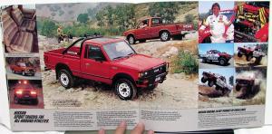 1984 Nissan Trucks Dealer Sales Brochure Pickup King Cab 4X4 Sport Truck