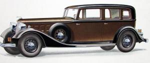 1933 Lincoln Custom Body Berline By Judkins 3 Window Sedan Sales Portfolio Sheet