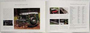 1997 Land Rover Defender 90 Dealer Sales Brochure Features & Specs