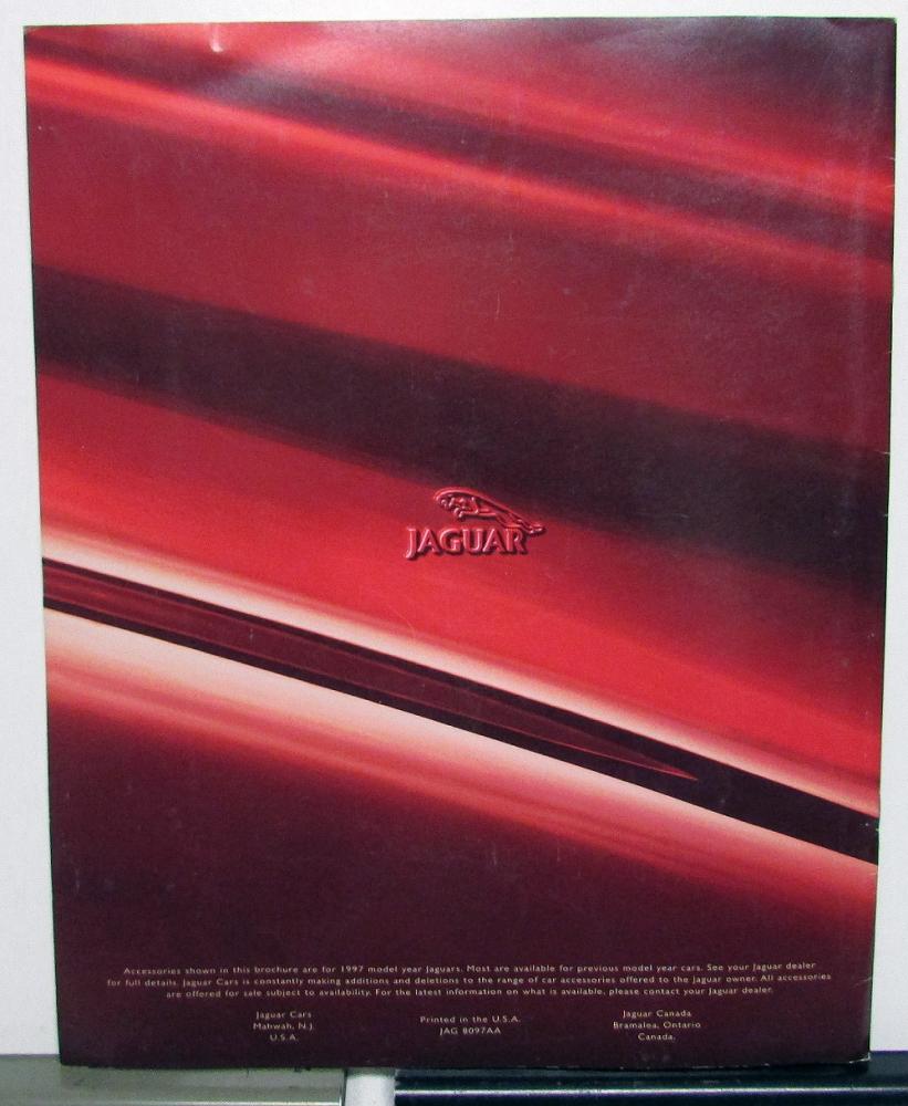 1997 Jaguar Dealer Sales Brochure Accessories Catalog Factory Approved