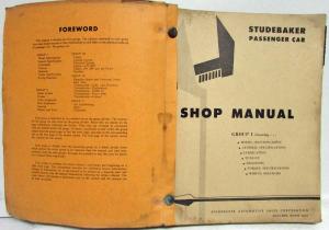 1962 1963 1964 Studebaker Service Shop Repair Manual Deluxe Regal Daytona