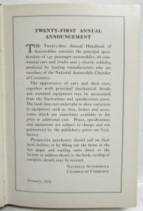 1924 Hand Book of Automobiles - Hardback - Anderson Daniels Cleveland Dodge Bros