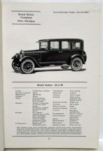 1924 Hand Book of Automobiles - Hardback - Anderson Daniels Cleveland Dodge Bros