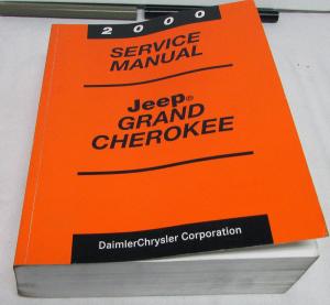 2000 Jeep Grand Cherokee Dealer Service Shop Manual Repair Book Original