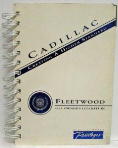 1995 Cadillac Fleetwood & Brougham Owners Operator Manual