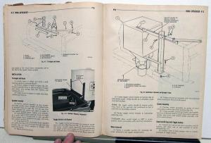 1976 Jeep Special Equipment Tech Service Shop Manual CJ Cherokee Wagoneer Truck