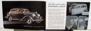 1935 Plymouth Dealer Color Sales Brochure De Luxe Sedan Coupe Features #D9722