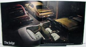 1971 Pontiac High Performance Sales Brochure Firebird Trans Am Judge GTO GP