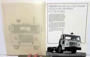 1978 Peterbilt Trucks Dealer Sales Brochure New Model 310 In-City Hauling