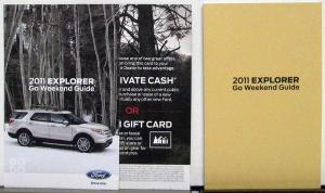 2011 Ford Explorer Weekend Guide Calendar Book Journal Original
