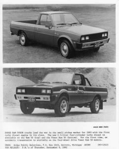 1983 Dodge RAM 50 and Power Version Truck Press Photo with Text 0132