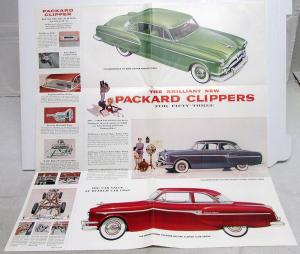 1953 Packard Clipper Touring Deluxe Sedan Club Sale Brochure Dtd Oct 52 Original