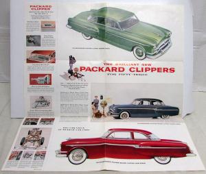 1953 Packard Clipper Touring Deluxe Sedan Club Sale Brochure Dtd Oct 52 Original