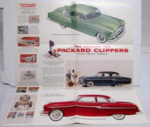 1953 Packard Clipper Touring Deluxe Sedan Club Sale Brochure Dtd 3-53 REV Orig