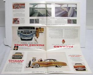 1953 Packard Clipper Touring Deluxe Sedan Club Sale Brochure Dtd 3-53 REV Orig