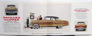 1953 Packard Clipper Touring Deluxe Sedan Club Sale Brochure Dtd 3-53 REV Orig