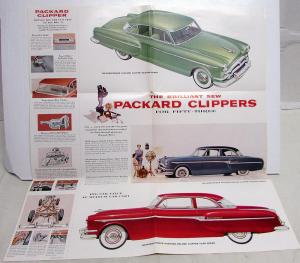 1953 Packard Clipper Touring Deluxe Sedan Club Sale Brochure Dtd 3-53 REV Orig