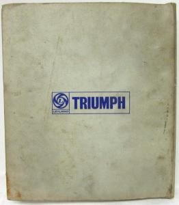 1967-1970 Triumph Spitfire Mk3 Spare Parts Book List Manual Catalog