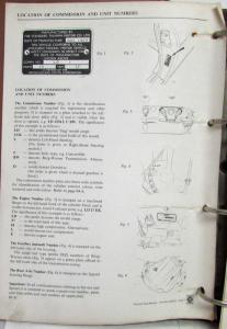 1970 Triumph Stag Service Shop Repair Operation Manual