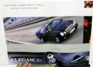 1998 Mercedes-Benz Foreign Dealer French Text Sales Brochure Le Cabriolet CLK