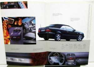 1998 Mercedes-Benz Foreign Dealer French Text Sales Brochure Le Cabriolet CLK