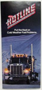 1970s-1980s Peterbilt Hotline In Line Fuel Heater and Flip-Top Cap Sales Folders