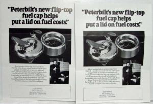 1970s-1980s Peterbilt Hotline In Line Fuel Heater and Flip-Top Cap Sales Folders