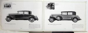 1931 Cadillac La Salle Prestige 3 Color Sales Brochure Large Original Rare