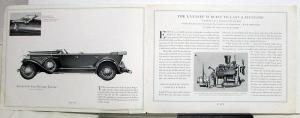 1931 Cadillac La Salle Prestige 3 Color Sales Brochure Large Original Rare