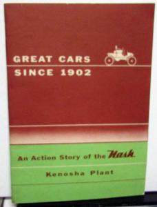 1953 Nash Kenosha Plant Tour Handout Brochure Historical Look At Production