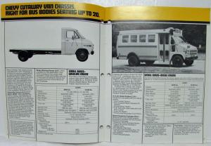 1983 Chevrolet Full Line School Bus Chassis Truck Dealer Brochure