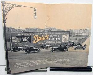 1914 Buick Dealer Sales Brochure Hill Test & 100,000 Mile Car Owners Pics Orig