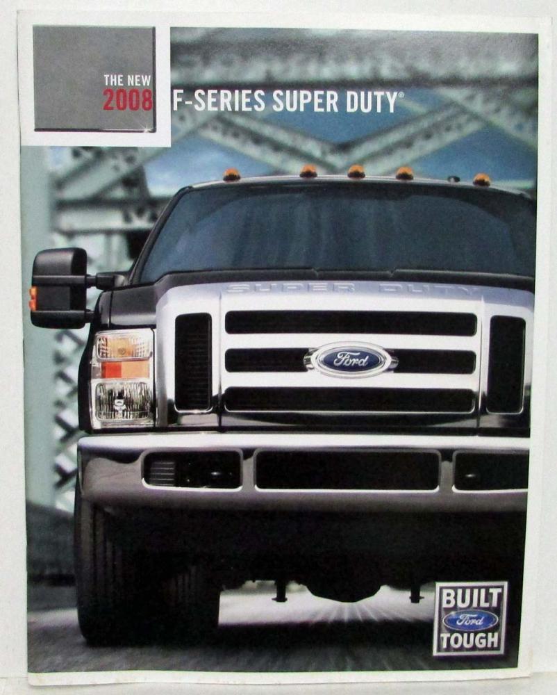 2008 Ford FSeries Super Duty Truck Sales Brochure