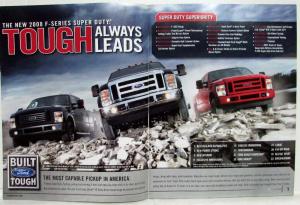 2008 Ford F-Series Super Duty Truck Sales Brochure