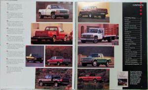 1992 Chevrolet Pickups Sales Brochure - Full-Size & S-10