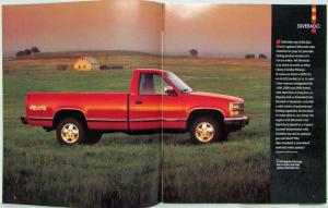 1992 Chevrolet Pickups Sales Brochure - Full-Size & S-10