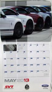 2013 Ford Mustang SVT Shelby GT500 Calendar