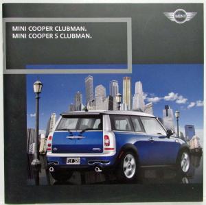 2007-2008 MINI Cooper Clubman Sales Brochure & MINI Hardtop Convertible Folder