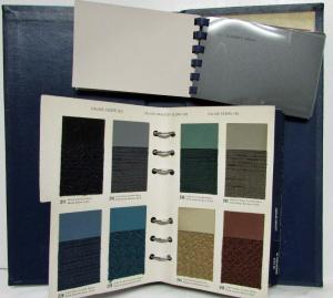 1966 Cadillac Dealer Album Color & Upholstery Selections Fabric Paint Samples