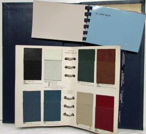 1966 Cadillac Dealer Album Color & Upholstery Selections Fabric Paint Samples