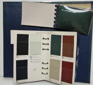 1966 Cadillac Dealer Album Color & Upholstery Selections Fabric Paint Samples